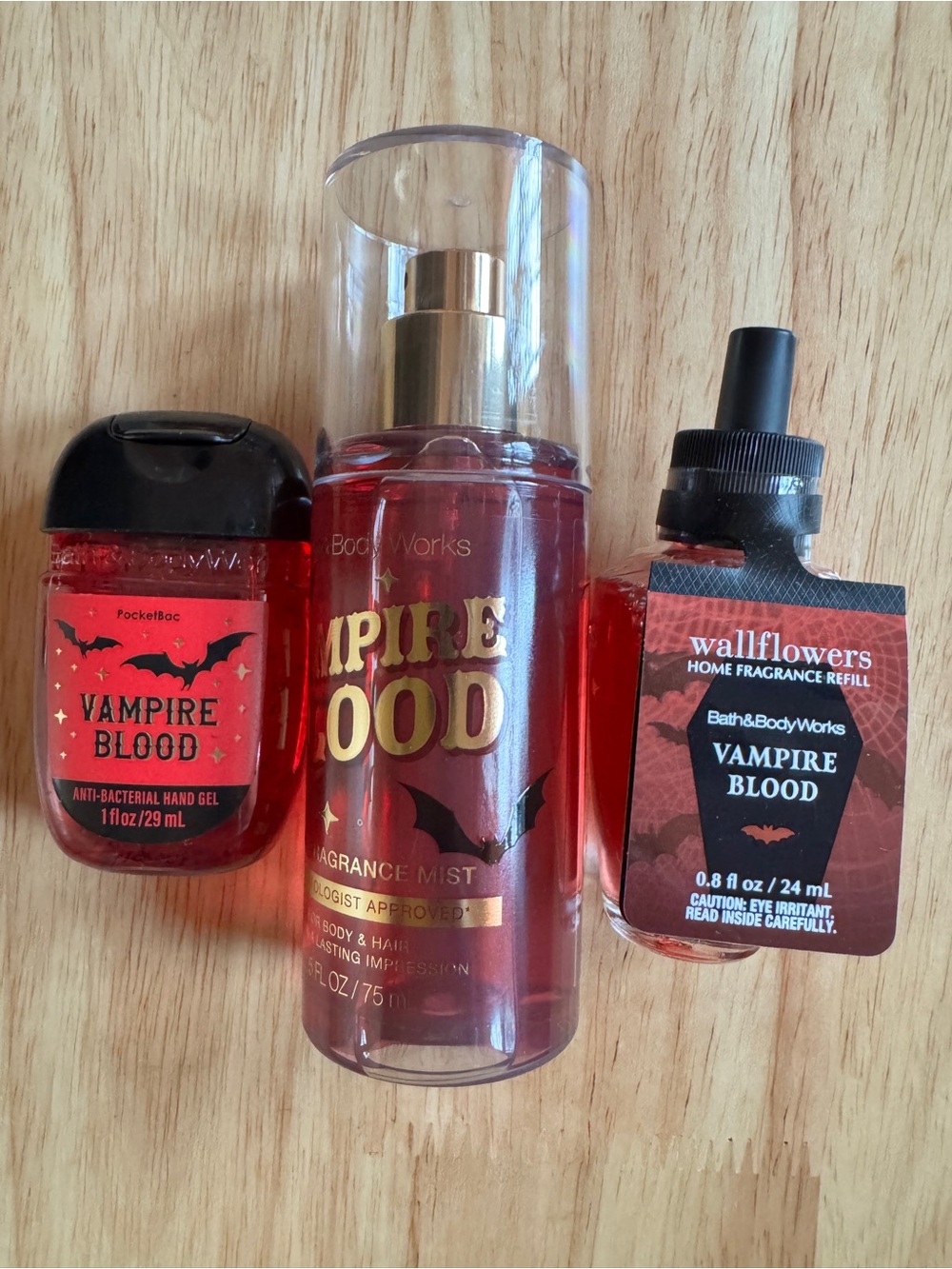 Bath & Body Works Vampire Blood Fragrance Mist & Accessories - Red